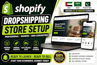 create a shopify dropshipping setup for you