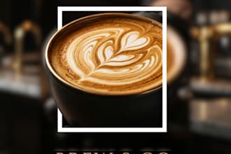 design a professional brand poster using canva