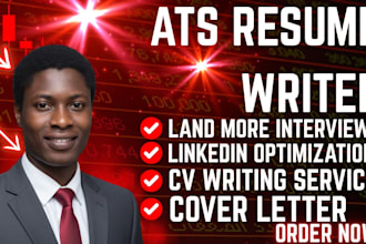write ats resume cover letter linkedln profile optimization job application