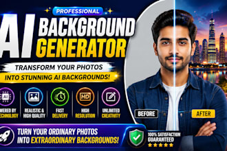create ai generated backgrounds for your photos