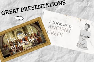 make a professional presentation for you