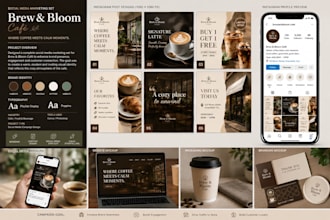design professional instagram posts and branding content