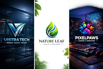 design best logo and name for your startup, your business and more
