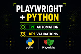 build a python playwright QA automation framework sdet
