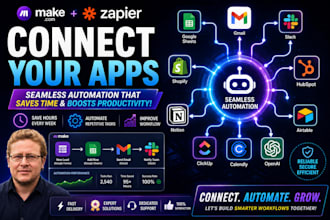 connect your apps with zapier and make com for seamless automation