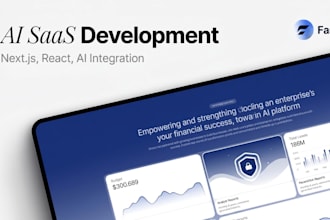 build ai powered web apps and saas platforms