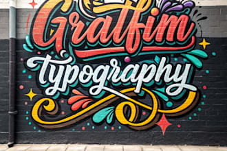 design custom graffiti lettering and typography artwork