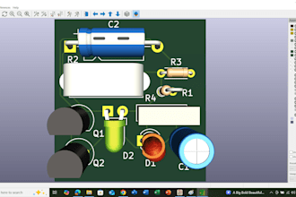 do circuit schematic and pcb design in kicad