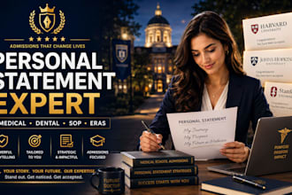 proofread a winning personal statement sop and eras for med and dental school
