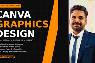 design professional canva graphics, social media business banners