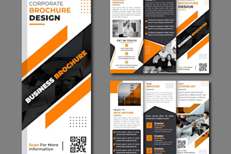 design bifold, trifold brochure or catalog