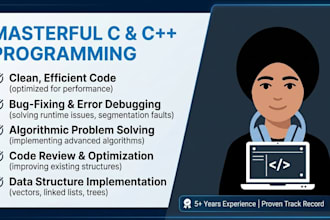 write clean c and cpp codes and debug errors