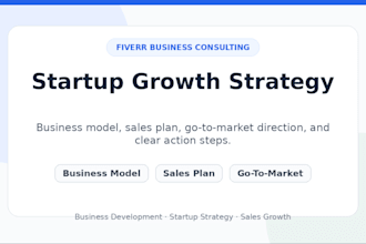 help with business development