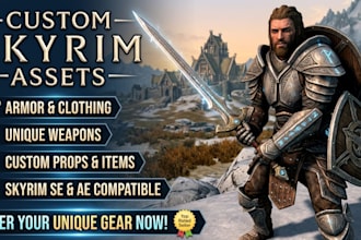 create and edit custom skyrim se armor, weapons, and assets