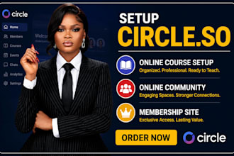 circle so online course setup circle so online community and membership site