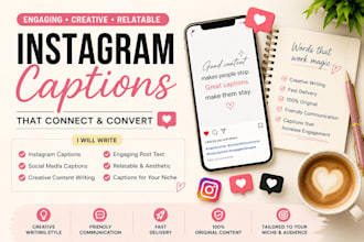 write engaging instagram captions for your posts