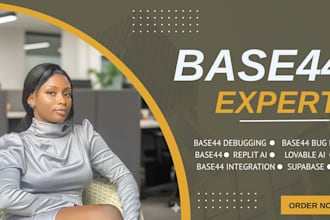 be your base44 expert for vibecoding base44bug fixing and integration replit ai