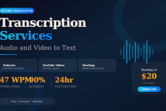 transcribe audio and video to text accurately
