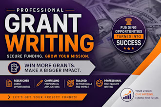grant writing grant proposal grant research and application
