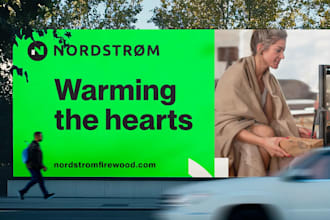 design eye catching billboard, hoarding and banners
