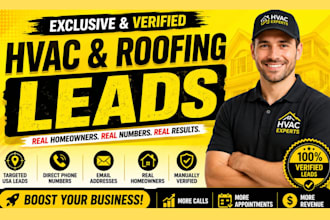 generate exclusive hvac and roofing leads