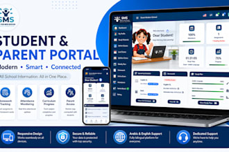 develop a modern student and parent portal for schools