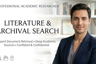 find hard to access academic papers and rare archival literature
