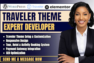 customize traveler wordpress theme, traveler website, travel booking website