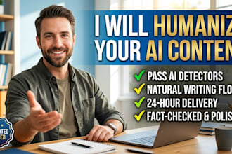 edit rewrite and humanize ai content to pass ai detectors