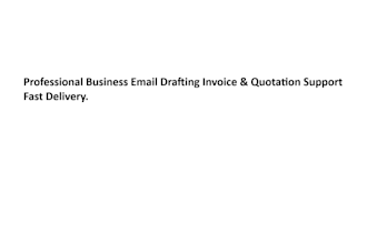draft professional business emails and quotations