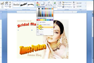 perform ms word document formatting and design layout