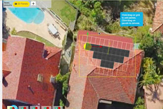 design your solar pv system with opensolar, sketchup etc