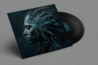 design your music album cover art or single artwork