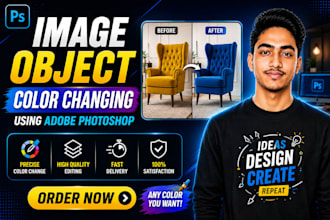 change color of objects in photoshop