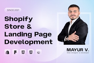 be your professional shopify developer and design expert