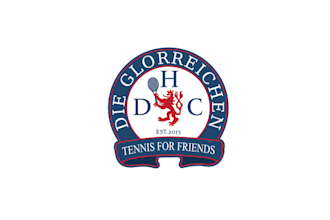 design glamorous awesome vintage tennis logo