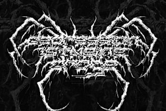 design modern metalcore band logo