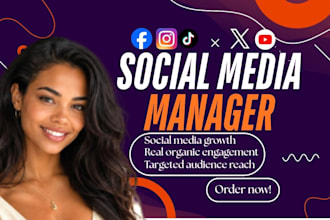 social media manager, instagram manager, facebook marketing, social media growth