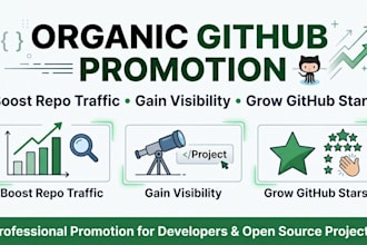 do organic github promotion to boost repository stars and traffic