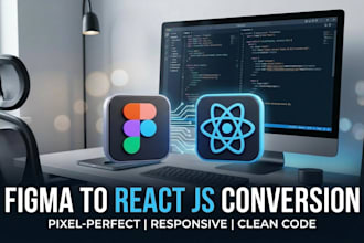 convert your figma design to responsive react js component