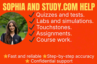 do sophia, touchstones, lab simulation, umpi, wgu, capella, studycom, saylor