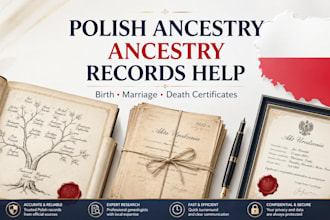 help you obtain polish birth, marriage or death records for genealogy