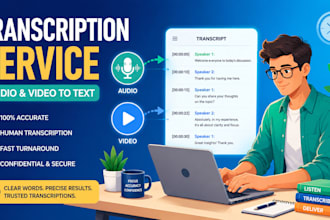 do high quality audio transcription and video to text