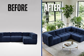 do ai furniture product photography and virtual staging