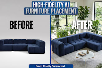 do ai furniture product photography and virtual staging