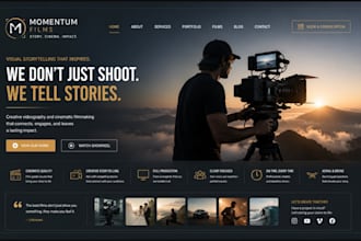 create wix videographer filmmaker website photographer wedding website portfolio