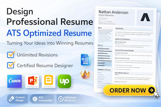 design a professional cv resume design resume formatting cover letter in 24 hrs