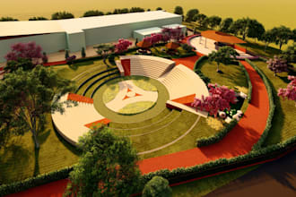 create modern architectural renders for presentations and portfolios