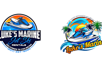 create awesome high quality jet ski logo design with fastest delivery