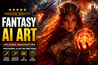 create stunning ai generated art and illustrations